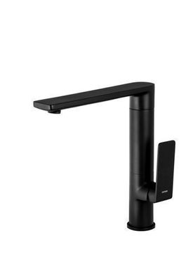 Küchenarmatur Wasserhahn TRINO Küchenmischer für Küche in Schwarz, Spültischarmatur