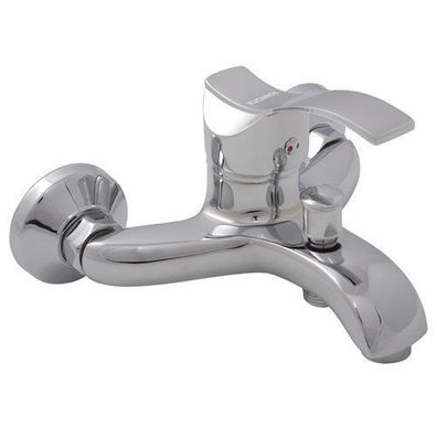 Badewannenarmatur Wasserhahn ARGOX Wannenarmatur für Badezimmer Chrom Wannenbatterie