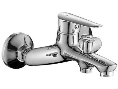 Badewannenarmatur Wasserhahn CENTO Wannenarmatur für Badezimmer Chrom Wannenbatterie