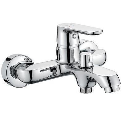 Badewannenarmatur Wasserhahn DIMA Wannenarmatur für Badezimmer Chrom Wannenbatterie