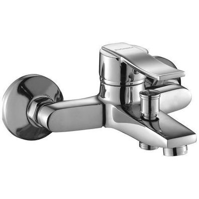 Badewannenarmatur Wasserhahn MADERA Wannenarmatur für Badezimmer Chrom Wannenbatterie