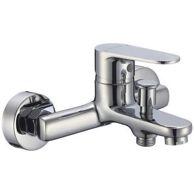 Badewannenarmatur Wasserhahn PANAZ Wannenarmatur für Badezimmer Chrom Wannenbatterie