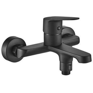 Badewannenarmatur Wasserhahn SAGRA Wannenarmatur für Badezimmer in Schwarz