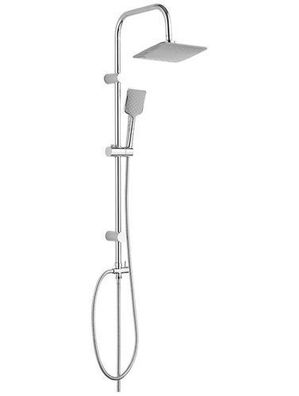 Regendusche set Handbrause LIMO Duschsystem in Chrom Brausegarnitur Duschgarnitur