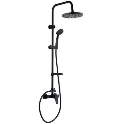 Duschsäule INTRA Duschsystem, Brausegarnitur in Schwarz Dusch-Set Duschgarnitur