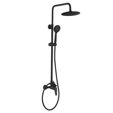 Duschsäule SAGRA Duschsystem, Brausegarnitur in Schwarz Dusch-Set Duschgarnitur