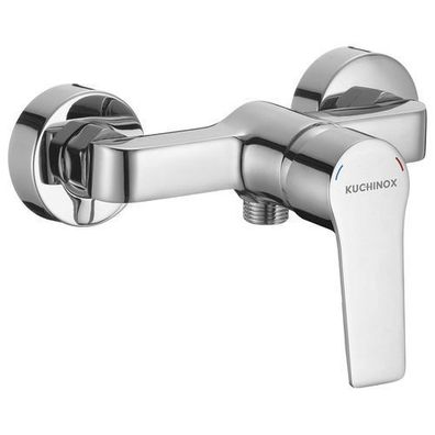 Brausearmatur Wasserhahn BORGO Brausebatterie für Badezimmer in Chrom Duschbatterie