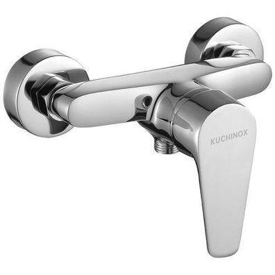 Brausearmatur Wasserhahn LUGA Brausebatterie für Badezimmer in Chrom Duschbatterie