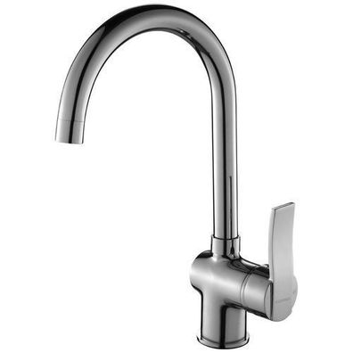 Küchenarmatur Wasserhahn MADERA Küchenmischer für Küche in Chrom Spültischarmatur