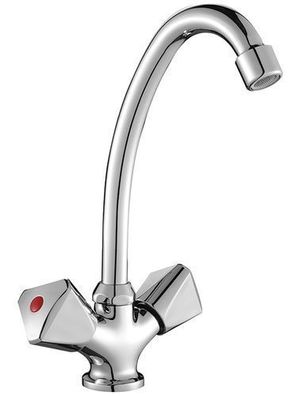 Küchenarmatur Wasserhahn NORM Küchenmischer für Küche in Chrom Spültischarmatur