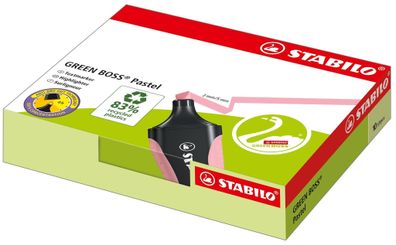 Stabilo GREEN BOSS Pastel rosiges Rouge