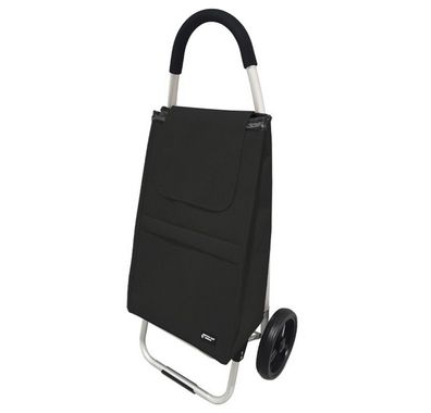 Gustav Voss Einkaufstrolley fahrbare Einkaufstasche Serie London 64590 Schwarz