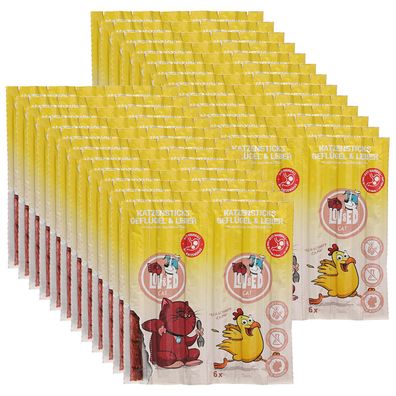 Lov&Ed Cat Katzensticks Geflügel & Leber, 25x 30 g