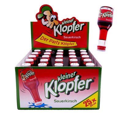 Kleiner Klopfer Sauerkirsch, 16% Vol. 25 x 0,02 l
