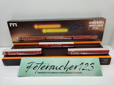 Märklin Z DC 8790 Wagen-Set S-Bahn "Coca Cola" / MHI / DB / OVP
