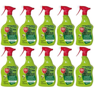 Protect GARDEN Lizetan® Buchsbaumzünslerfrei AF anwendungsfertig 1 Liter x 10