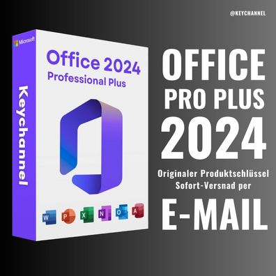 MS Office 2024 Professional Plus | Originale Vollversion | E-Mail Sofort-Versand