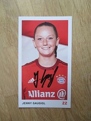 FC Bayern München Damen Saison 15/16 Jenny Gaugigl - handsigniertes Autogramm!!!