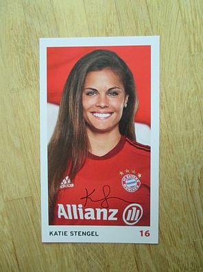 FC Bayern München Damen Saison 15/16 Katie Stengel - handsigniertes Autogramm!!!