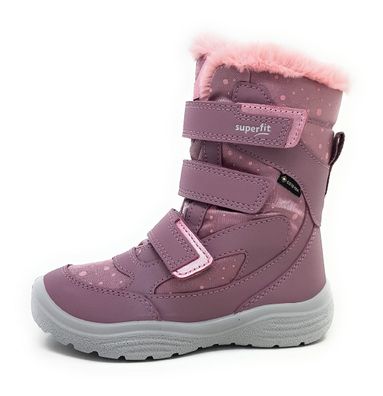 Superfit Stiefelette Synth. Crystal 1-009090-8500 Rosa 8500 Lila/ Rosa