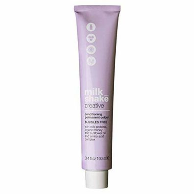 Vopsea permanenta Milk Shake Creative .17. AV, Gri Metalic Deschis, 100ml