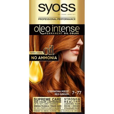 Syoss Oleo Intense Permanent Hair Color 7-77 Dark Blonde