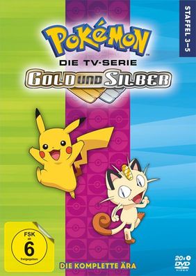 Pokemon - TV-Serie: Gold&Silber Staffel 3-5 (DVD) 20-DISK-DVD