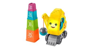 Fisher-Price Zählen und Stapeln Kran, Geschicklichkeitsspiel (