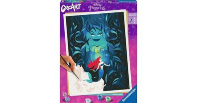 Ravensburger CreArt - Disney Arielle und Ursula, Malen - Raven