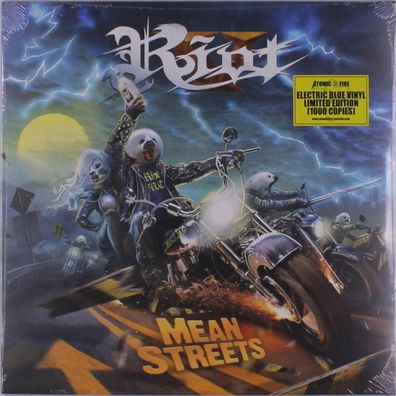Riot V (ex-Riot): Mean Streets (Limited Edition) (Electric Blu