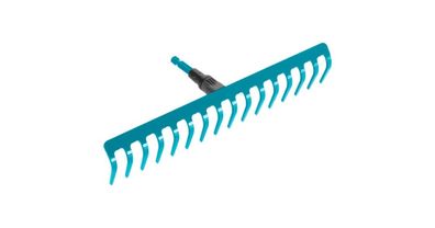 Gardena combisystem-Rechen, 16 Zinken (türkis, 41cm) - Gardena