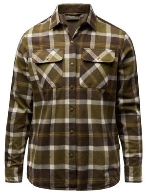 Pinewood 3429 Douglas Damen Bluse Olive Green/Creme White (773)