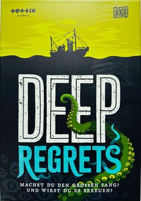 Deep Regrets Board Game Circus Brettspiel Familienspiel Würfelspiel Kartenspiel