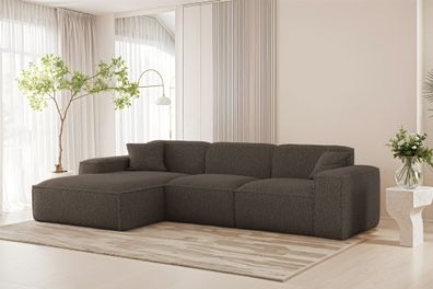 Ecksofa Designersofa CELES Premium in Stoff Sven Braun Ottomane Links