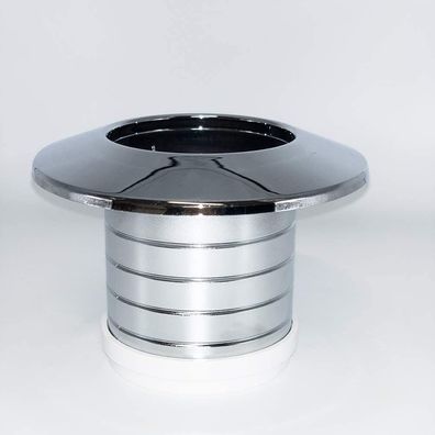 Wasserzähler Schubrosette, chrom passend zu KOAX, Metrona 307/1, Metrona 307/2, Teche