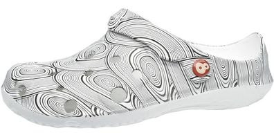 Sanita Damen Schuzz Clogs Globule Print 723100