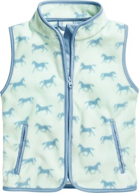 Playshoes Kinder Fleece-Weste Pferde