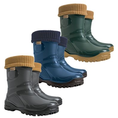 3Kamido GoTherm Gummistiefel mit einem Innenschuh aus natürlicher Wolle