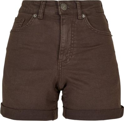 Urban Classics Damen Ladies Colored Strech Denim Shorts