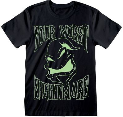 The Nightmare Before Christmas Oogie Boogie Glow In The Dark Ink T-Shirt NBX08971TSB