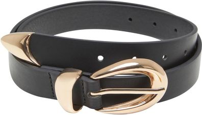Urban Classics Chunky Buckle Loop Synthetic Leather Belt TB7211