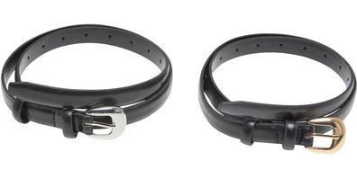 Urban Classics Chunky Buckle Slim Belt 2-Pack TB7208A
