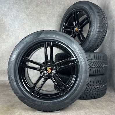 Winterräder Porsche Macan 19" Original Sport Felgen S GTS Turbo Schwarz
