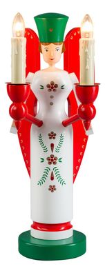 Richard Glaesser Engel elektrisch beleuchtet aus Seiffen im Erzgebirge