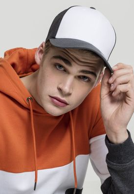 Flexfit Cap Retro Trucker Colored Front Darkgrey/White/Darkgrey