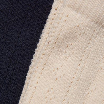 Minymo Kinder Socken Knee Socks Pointelle (2-pack)