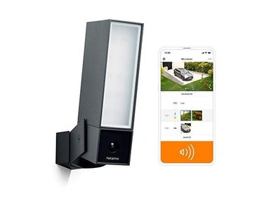Netatmo Sicherheitskamera mit Sirene - Schwarz - NOC-S-FR