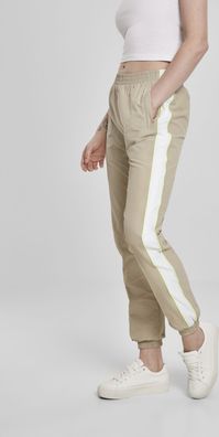 Urban Classics Damen Hose Ladies Piped Track Pants Concrete/Electriclime