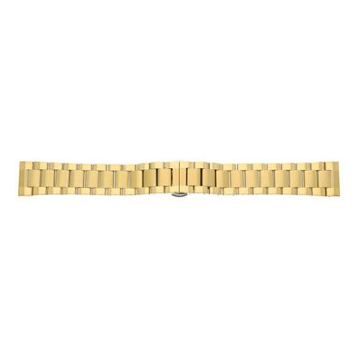 JuwelmaLux Uhrenband JL45-10-0111 Edelstahl Ionen Gold plattiert
