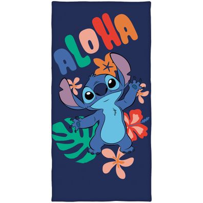 Lilo & Stitch Badetuch Aloha 70x140 cm Strandtuch Handtuch Strandlaken
